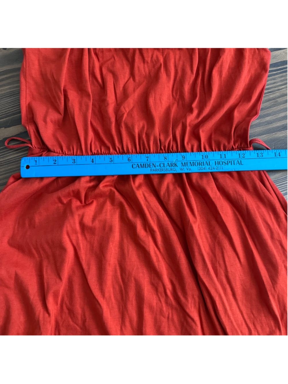 Patagonia W's Lithia Dress Womens S Orange Halter Organic Cotton Tencel READ - Picture 10 of 12